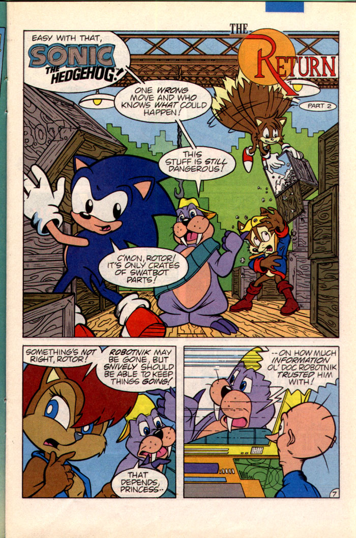 Sonic - Archie Adventure Series May 1995 Page 7